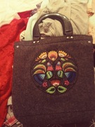 Torebka filcowa srednia do reki aplikacja