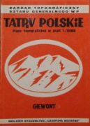 3 mapy Morskie Oko, Giewont, Zakopane