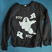 Bluza Halloween duchy obracane cekiny H&M r. 134/140 chłopiec