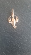 Złota zawieszka, wisiorek, Znak Zodiaku Rak, złoto 583, waga 1,36g