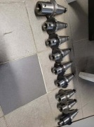 Zestaw oprawek frezarskich SK40 Komet ABS50 + weldon, uchwyt na głowicę CNC