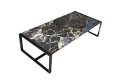 Stolik kawowy tarasowy loft blat ceramiczny FG-02