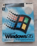 Windows 95 PL wersja bazowa - BOX kolekcjonerski + 15 dyskietek + papiery