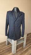 Płaszcz męski, granatowy, M, elegancki, wizytowy