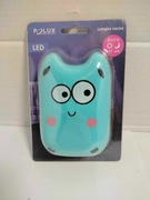 LAMPKA NOCNA DO KONTAKTU DLA DZIECI POTWOREK LED NIEBIESKA