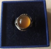 Srebrny pierścionek Warmet  listki