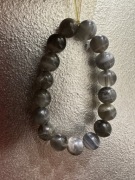 Kulka 8 mm. Czarny kamień księżycowy. Black moonstone.