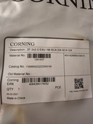 Patchcord światłowodowy jednomodowy duplex SC/APC - SC/APC 1m. 