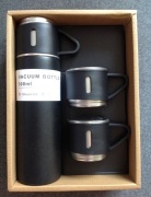 Nowy termos 500ml + kubki | Zestaw podróżny / prezentowy