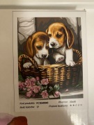 Malowanie po numerach Pieski 30*40 cm NOWE
