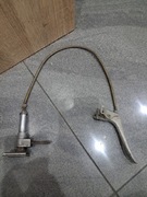 Stary znaleziony na strychu hamulec stemplowy.