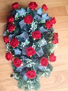 Wiązanka nagrobna  z różami