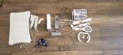 Konsola Nintendo Wii z pełnym okablowaniem i 6 grami