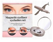 Zestaw Rzęsy magnetyczne, eyeliner, lusterko. 