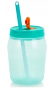 Tupperware słój 550 ml. ze słomką