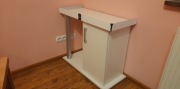 biała szafka pod akwarium 80x35