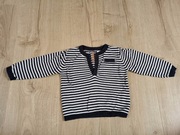 Sweterek dziecięcy dla chłopca, paseczki