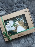 Zestaw świąteczny box prezentowy pod choinkę ozdoby choinkowe