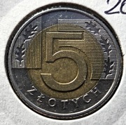 5 złotych 2010r, Polska