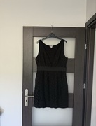 Sukienka damska czarna koronkowa H&M rozmiar 42