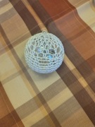 Bombki średnica 10cm własnoręcznie szydełkowane.