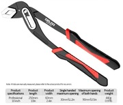 SZCZYPCE NASTAWNE/HYDRAULICZNE CRV 250MM DELIXI