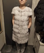 Kastoria  furs gallery piękne futro z norek kamizelka  38