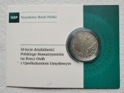 Moneta 10 zł 2013 r. Włączeni w życie, blister