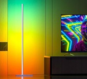 Lampa LED 143 cm, RGB, z pilotem i aplikacją, ściemniana.