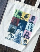 Torba tote bag Taylor swift beige eras tour bawełna bawełniana torebka 