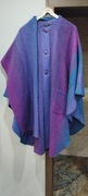 AVOCA Vintage 100% Wool,Poncho Cape 