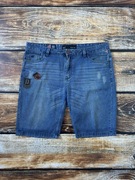 Diverse szorty męskie jeansowe niebieskie rozmiar W36 bawełna