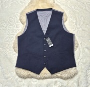 Kamizelka garniturowa XL Granatowa Burton Menswear London 