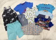 Zestaw paka ubranek dla chłopca na lato rozm 86 