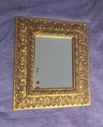 LUSTRO KRYSZTAŁOWE ZŁOTEJ RAMIE