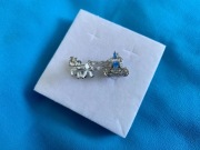 nowy podwójny charm beads Gnoce dyniowy powóz Kopciuszka z końmi srebro 925