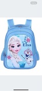 Kraina Lodu plecak szkolny trzykomorowy dziewczęcy A4 Elsa Frozen