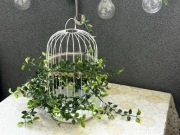 Klatka dekoracyjna ręcznie robiona,loft boho vintage,świeczniki, lampion