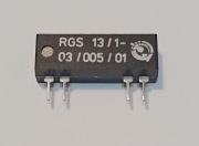 Przekaźnik kontaktronowy RGS 13/1. U rob. 5V,  4 pin/ 2 sztuki