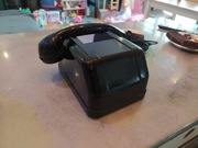 Telefon bakelitowy z korbka 1976 prl ladny stan