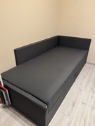 ODDAM Tapczan Ikea ze skrzynią na pościel łóżko kanapa sofa