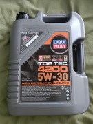 OLEJ SILNIKOWY LIQUI MOLY TOP TEC 4200 5W30 LONGLIFE III 8973 5L