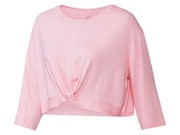 Crivit koszulka funkcyjna do jogi damska różowa 44/46