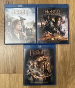 Hobbit blu ray polskie wydanie KOMPLET !