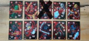 Karty rubinowe Lego Ninjago 10 prawie komplet