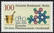 Niemcy Berlin 1990 Stulecie Towarzystwa Farmaceuty