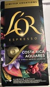 L’or Espresso Costa Rica Aquiares kapsułki kawy nowe 10 szt