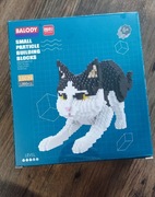 Klocki konstrukcyjne trójwymiarowe kot kotek Balody 3D wiek 6+ 1390 klocków