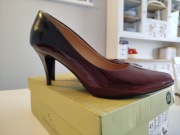 Buty damskie czółenka błyszczące ombre