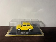 Kultowe Maluchy Fiat 126 126p żółty DeAgostini 1:43